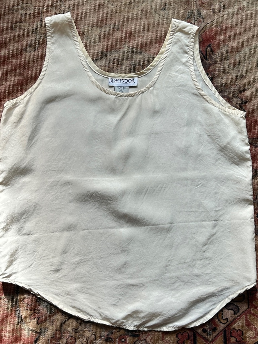 Vintage 90's 100% Silk Tank